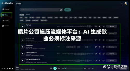 唱片公司施压流媒体平台:AI 生成歌曲必须标注来源