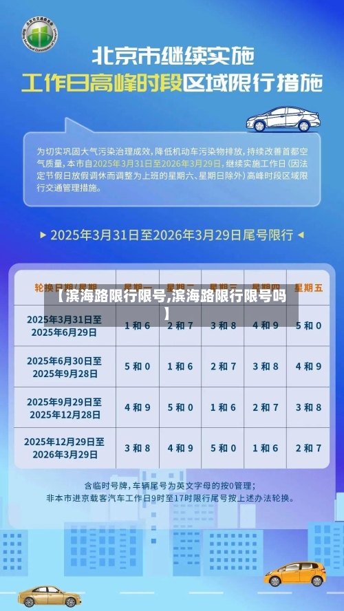 【滨海路限行限号,滨海路限行限号吗】